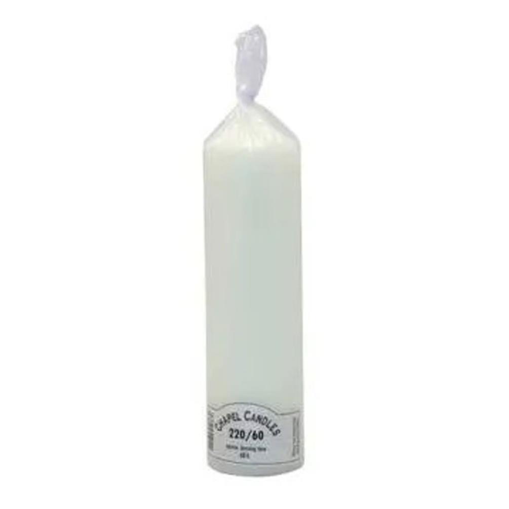 Chapel Candles Ivory Pillar Candle 22cm x 6cm Extra Image 1